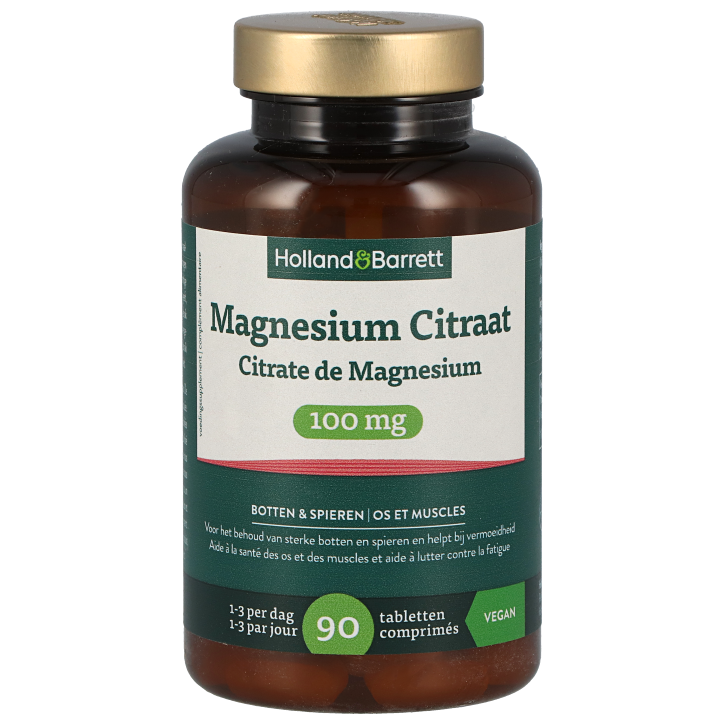    Magneium Citraat 100mg - 90 tabletten