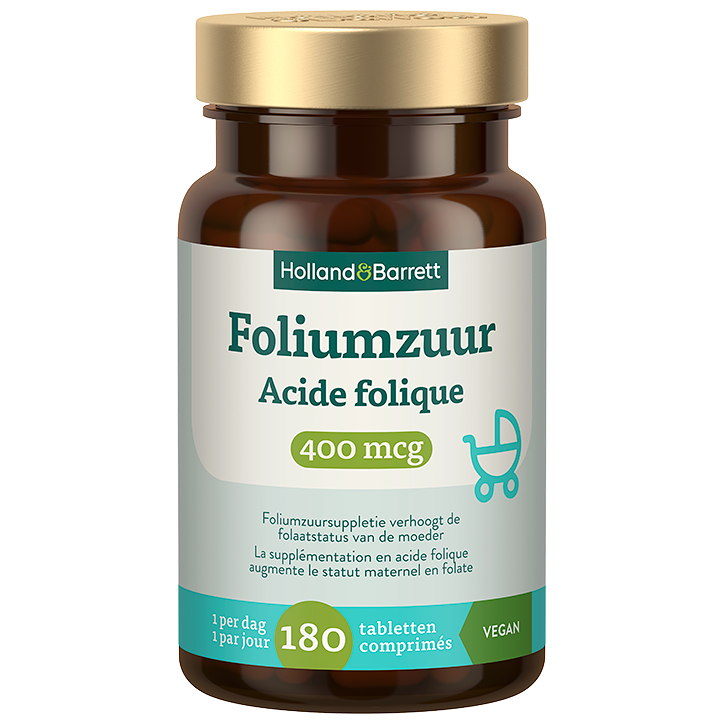 Holland & Barrett Acide Folique 400mcg - 180 comprimés