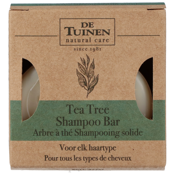 De Tuinen Shampooing Solide à l'Arbre à Thé - 80 lavages