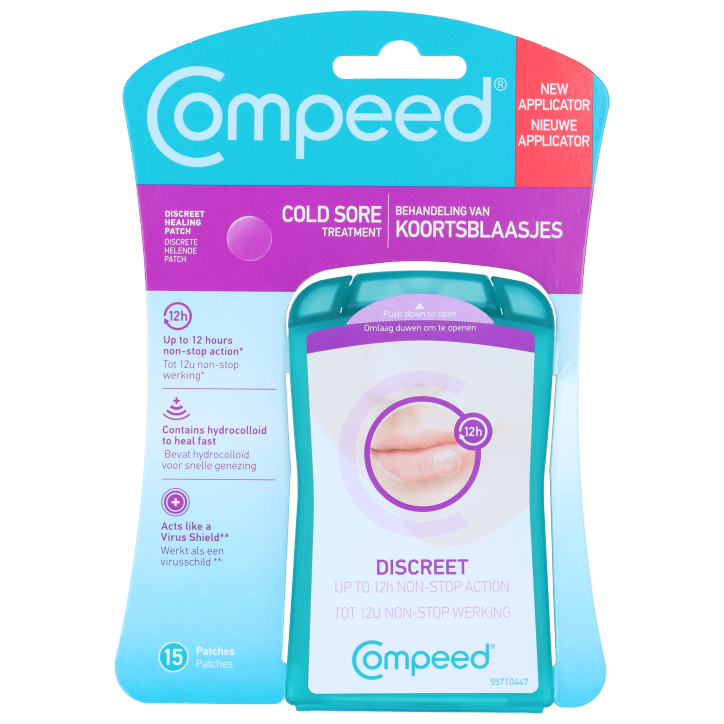 Compeed Invisible Patch tegen koortsblaasjes - 15 patches