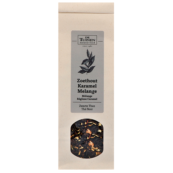 De Tuinen Thé Noir - Mélange Réglisse Caramel - 100 g