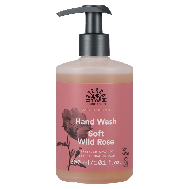 Urtekram Gel lavant pour les mains Soft Wild Rose (300 ml)