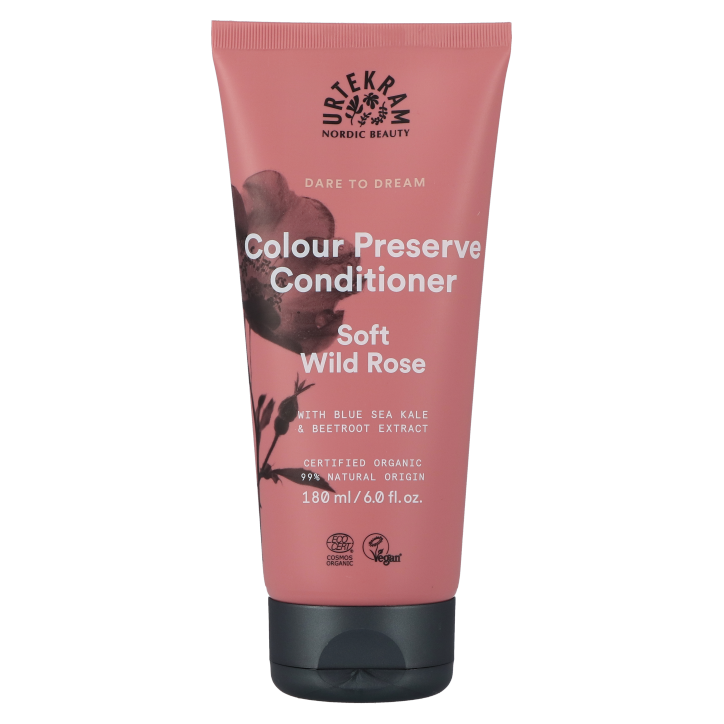 Urtekram Après-shampooing protecteur de couleur Soft Wild Rose (180 ml)