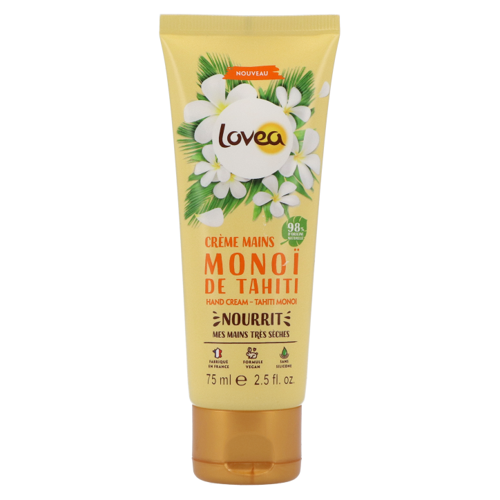 Lovea Crème Mains Monoï de Tahiti - 75ml