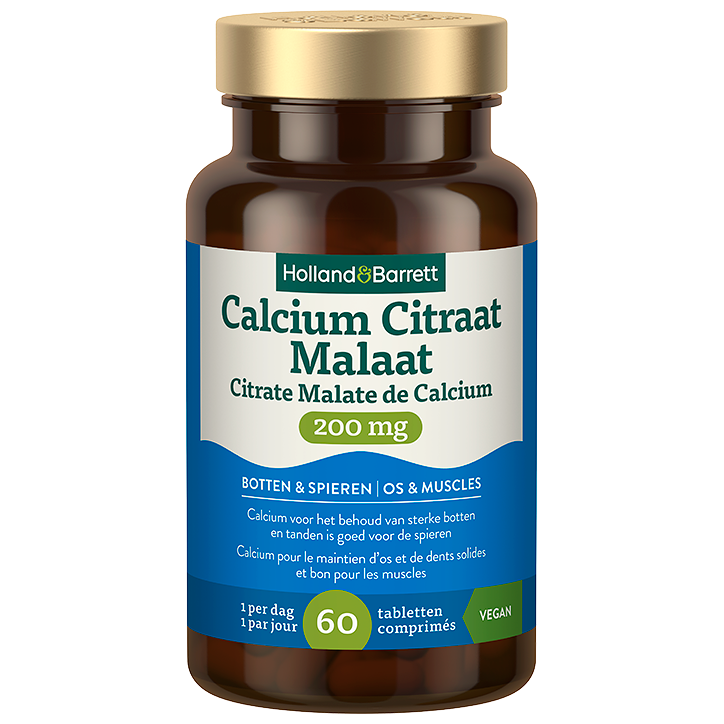    Calcium Citraat Malaat 200 mg - 60 Tabletten