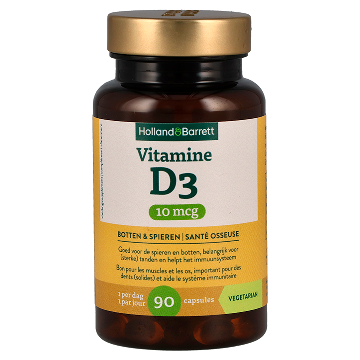 Holland & Barrett Vitamine D3 10mcg - 90 capsules
