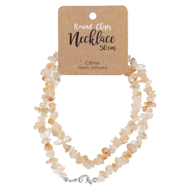 Steengoed Collier Citrine - 50cm