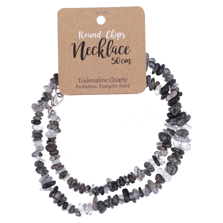 Steengoed Collier Quartz tourmaline