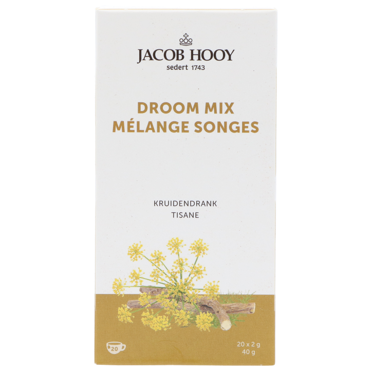 Jacob Hooy Droommix Mix sommeil Sachets d'infusion