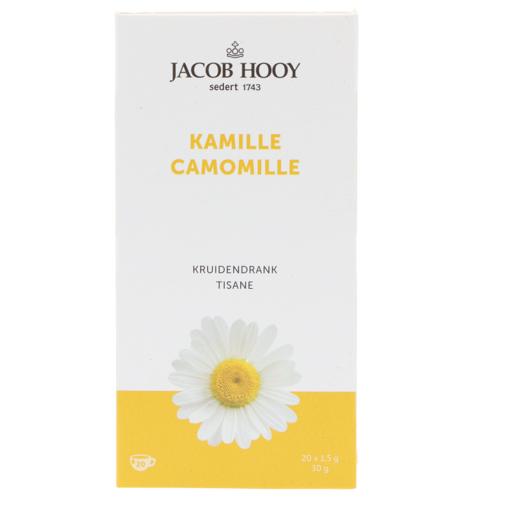 Tisane Jacob Hooy Camomille en sachets