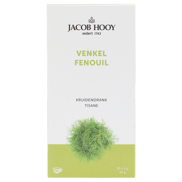 Jacob Hooy Fenouill d'infusion (20 sachets)