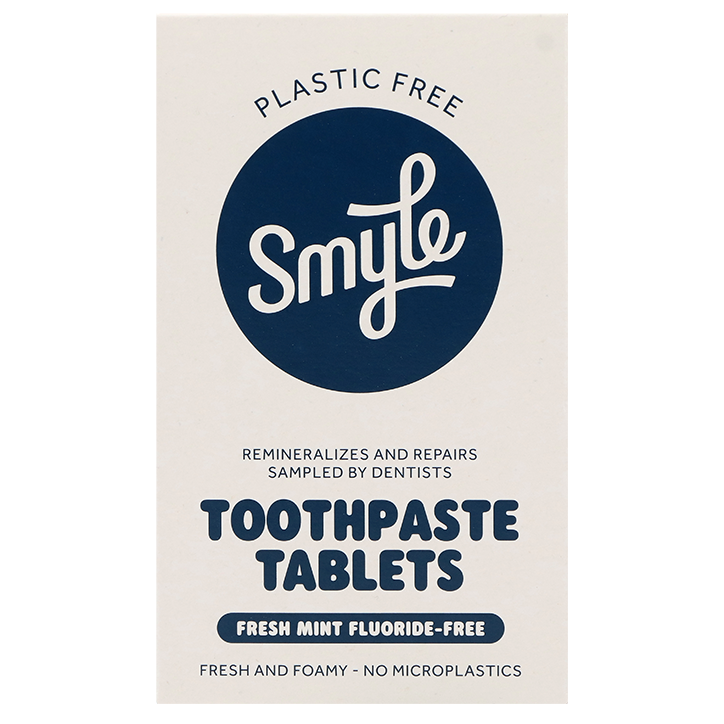 Smyle Comprimés de Dentifrice sans Fluor Recharge - 65 comprimés