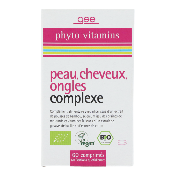 GSE Peau Cheveux Ongles Complex (60 comprimés)