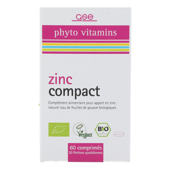 GSE Zinc Compact (60 comprimés)