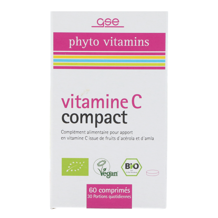 GSE Vitamine C Compact (60 comprimés)
