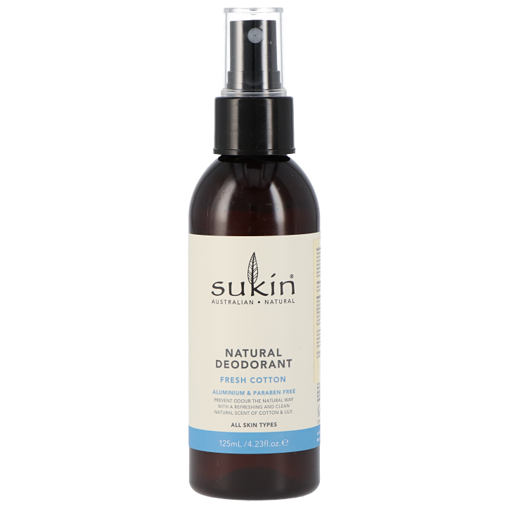 Sukin Déodorant Naturel Coton Frais- 125ml