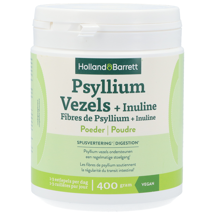 Holland & Barrett Fibres de Psyllium + Inuline en Poudre - 400g