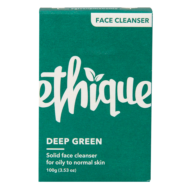 Ethique Nettoyant Visage Solide 'Deep Green' - 100g