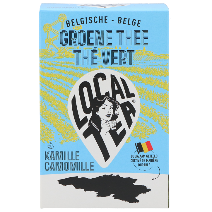 LocalTea Thé Vert Camomille (10 sachets pyramidaux)