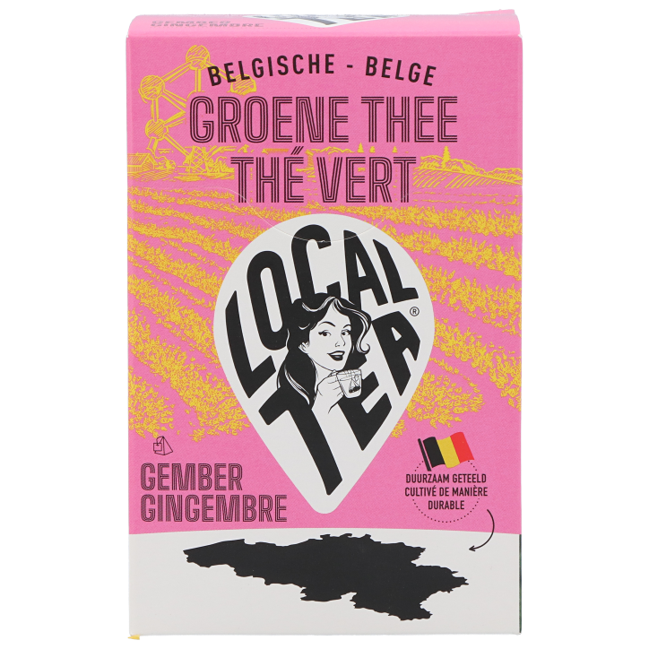 LocalTea Thé Vert Gingembre (10 sachets pyramidaux)