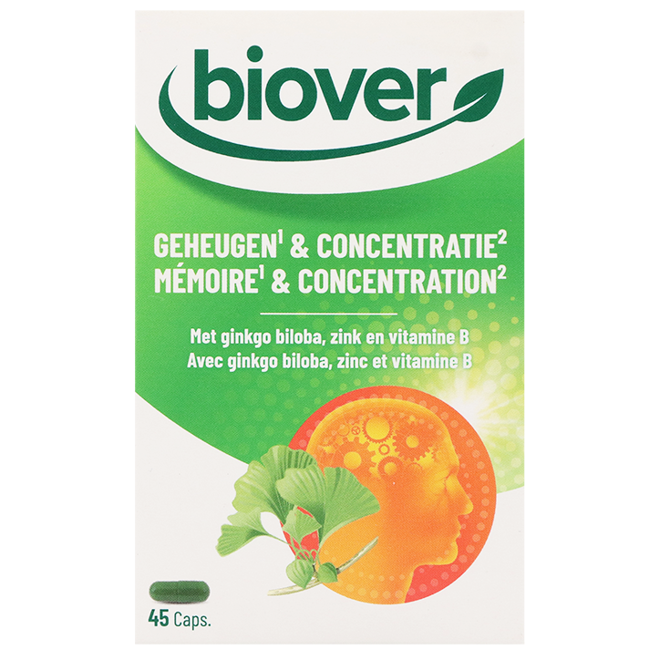 Biover Mémoire & Concentration - 45 capsules