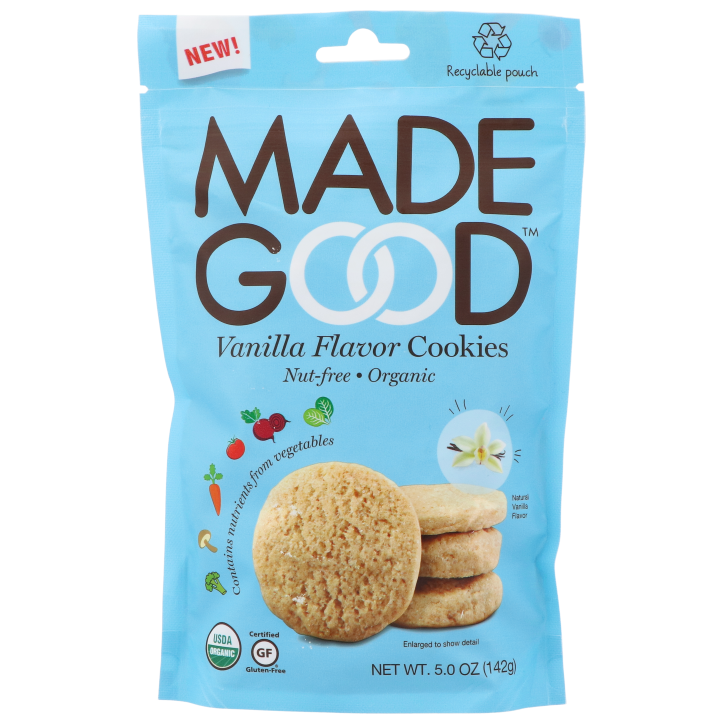 MadeGood Cookies Croquants à la Vanille - 142g