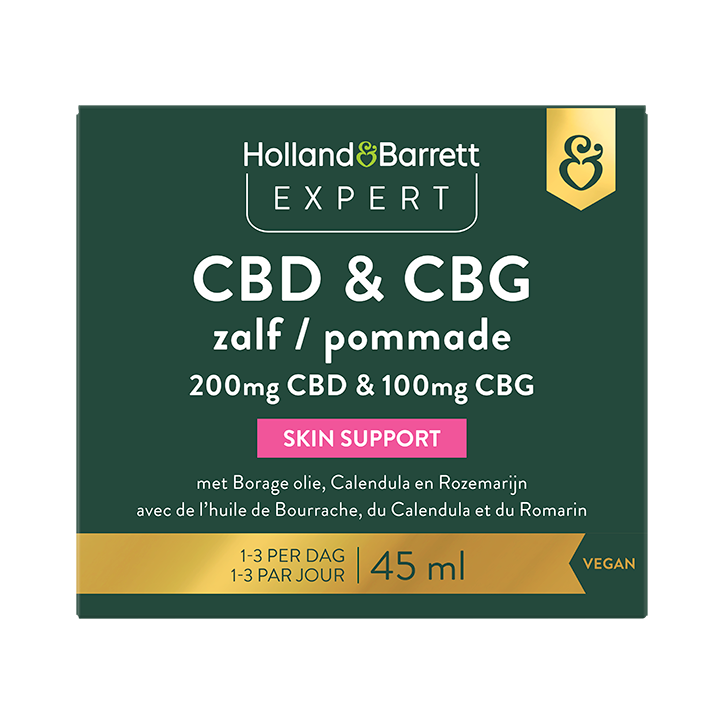 Holland & Barrett Expert Pommade CBD & CBG - 45ml