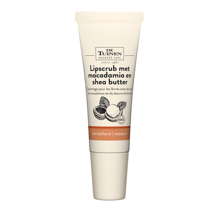 De Tuinen Gommage Lèvres Macadamia et Beurre de Karité - 10ml