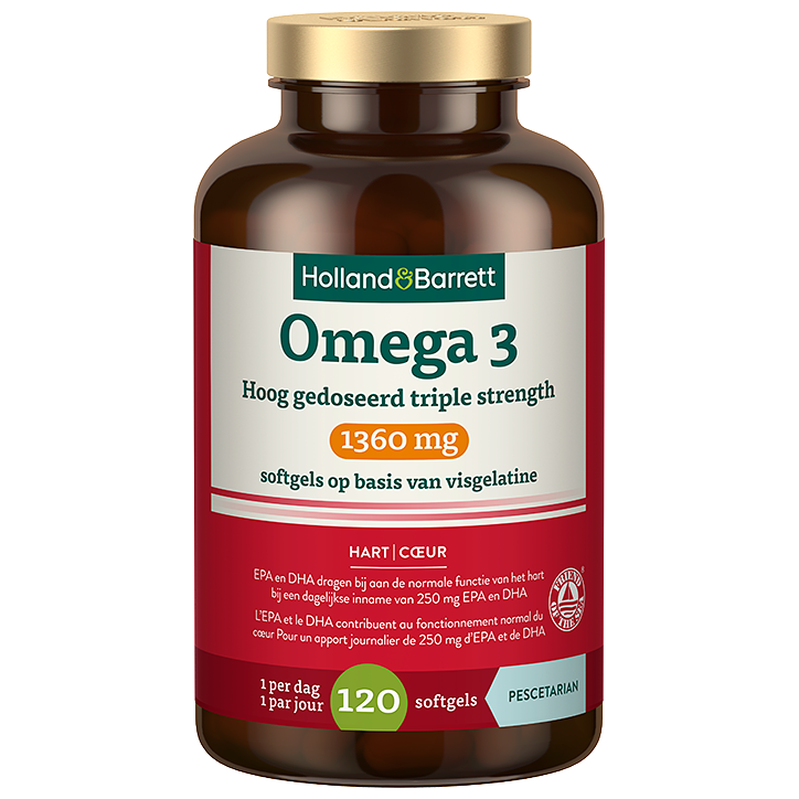 Holland & Barrett Oméga-3 1360mg - 120 softgels
