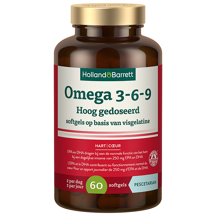 Holland & Barrett Oméga 3/6/9 - 60 softgels
