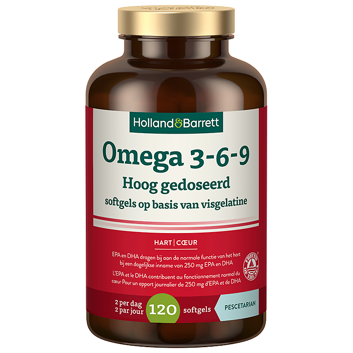 Holland & Barrett Oméga 3/6/9 - 120 softgels