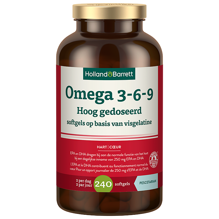 Holland & Barrett Oméga 3/6/9 - 240 softgels