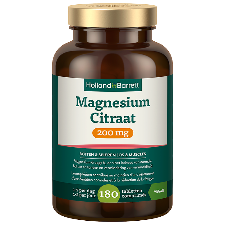    Magneium Citraat 200 mg - 180 tabletten