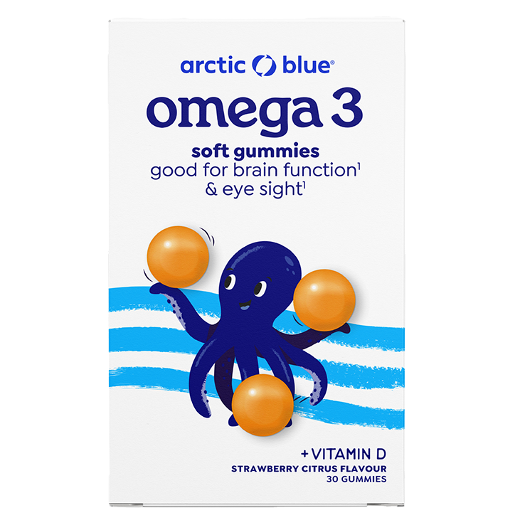 Arctic Blue Oméga 3 + Vitamine D pour Enfants – 30 gummies