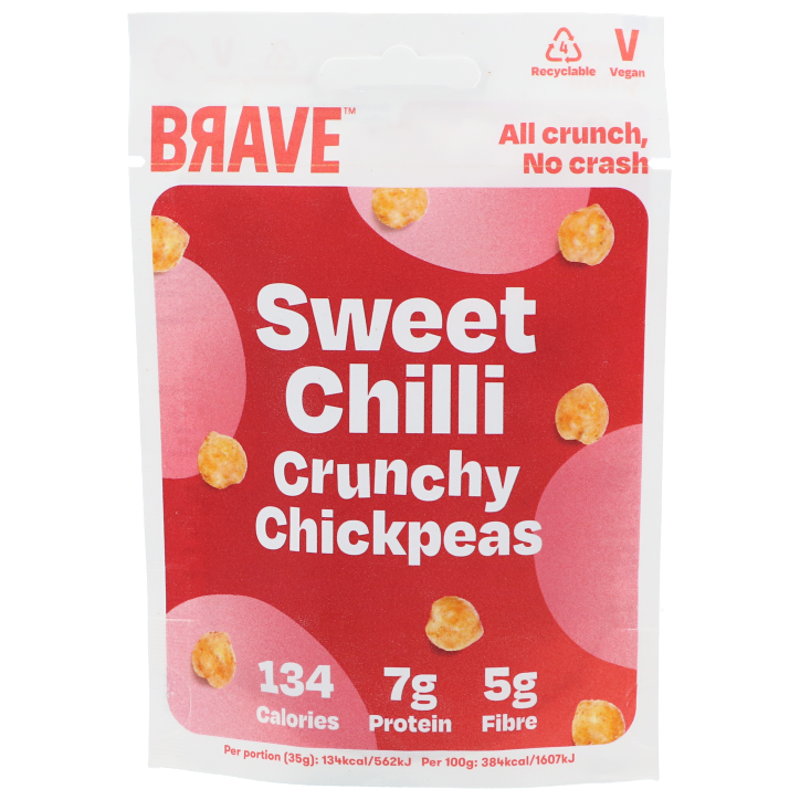 BRAVE Pois Chiches Rôtis au Piment Doux - 35 g
