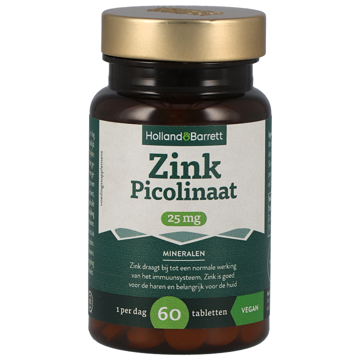    Zink Picolinaat 25mg - 60 tabletten