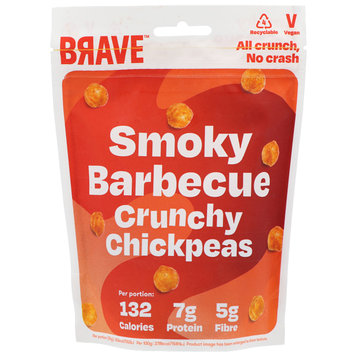 BRAVE Pois Chiches Rôtis au BBQ - 115 g
