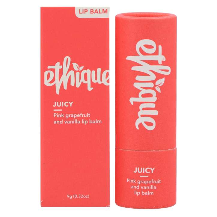 Ethique 'Juicy' Baume à Lèvres Pamplemousse Rose et Vanille - 9 g