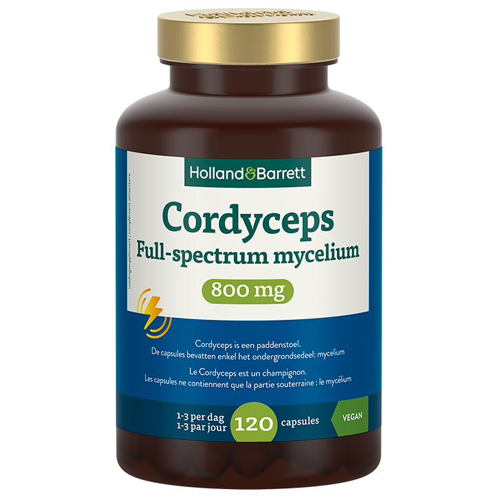    Cordyceps Full-Spectrum Mycelium 800mg - 120 capsules