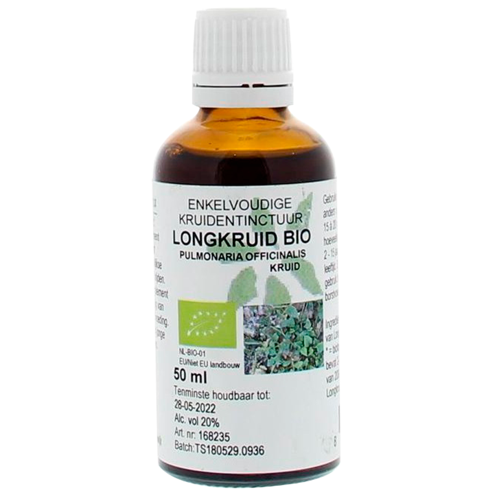 Natura Sanat Longkruid Bio Enkelvoudige Kruidentinctuur - 50 ml