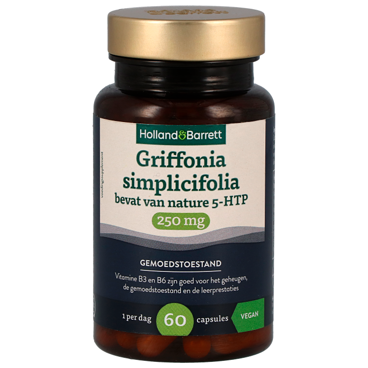    Griffonia Simplicifolia 250mg Bevat Van Nature 5-HTP - 60 capsules