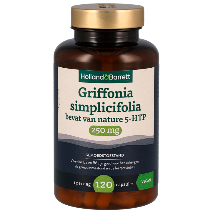    Griffonia Simplicifolia 250mg Bevat Van Nature 5-HTP - 120 capsules