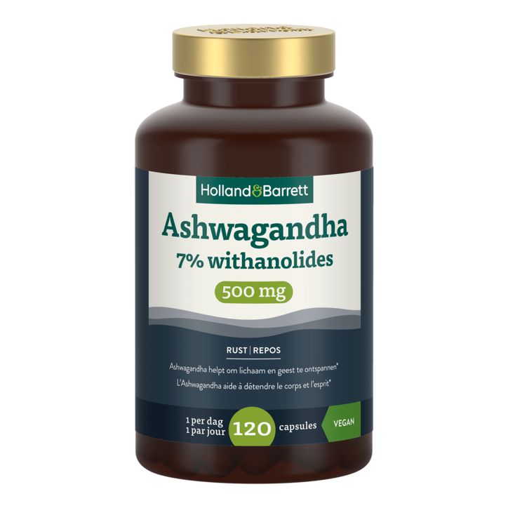    Ashwagandha 7% withanolides 500mg - 120 capsules