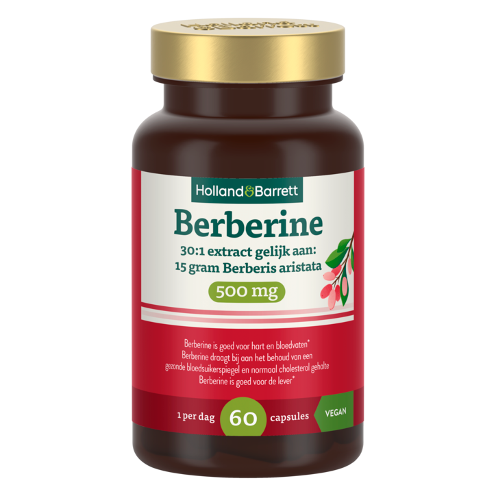    Berberine 500mg 97% HCL 30:1 extract - 60 capsules