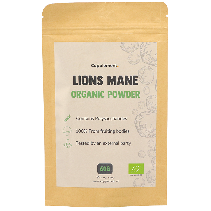 Cupplement Lions Mane Organic Powder - 60g