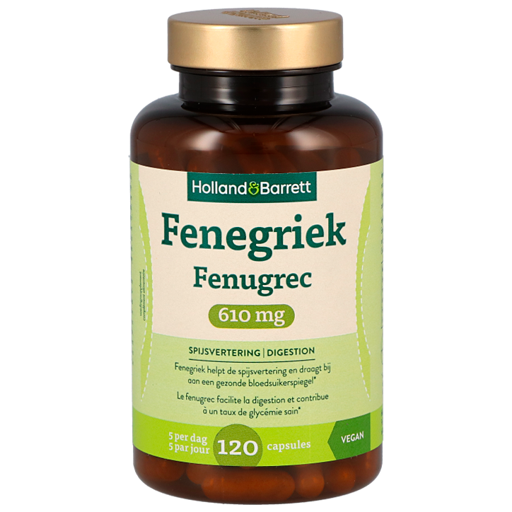    Fenegriek 610mg - 120 capsules