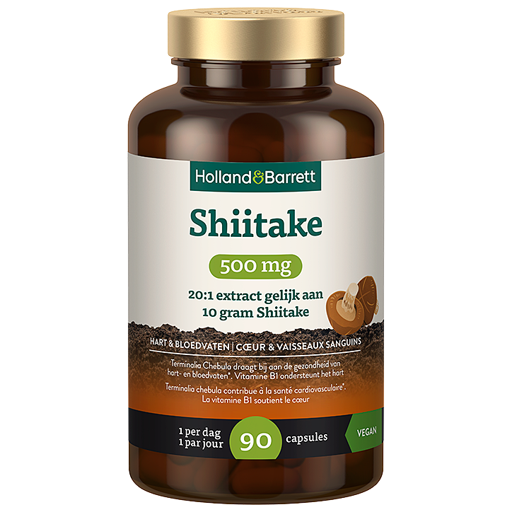    Shiitake 500mg - 90 capsules