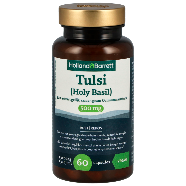 Holland & Barrett Tulsi (Basilic Sacré) 500mg - 60 capsules