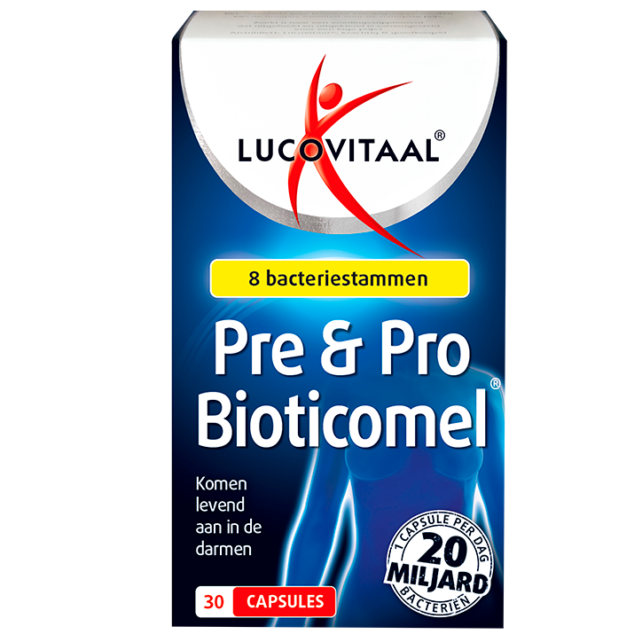 Lucovitaal Pré et Pro Bioticomel - 30 capsules