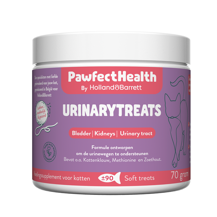 Holland & Barrett PawfectHealth 'Urinarytreats' Chat - 90 soft treats
